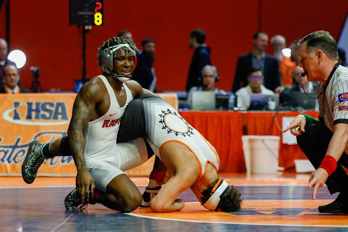 Illinois state wrestling championships February 18 2023 Nate Latsch 15443